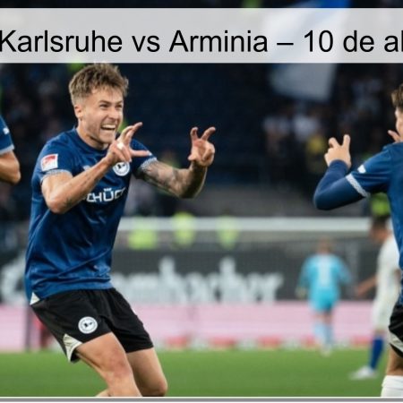 Pronóstico Karlsruhe vs Arminia – 10 de abril de 2026