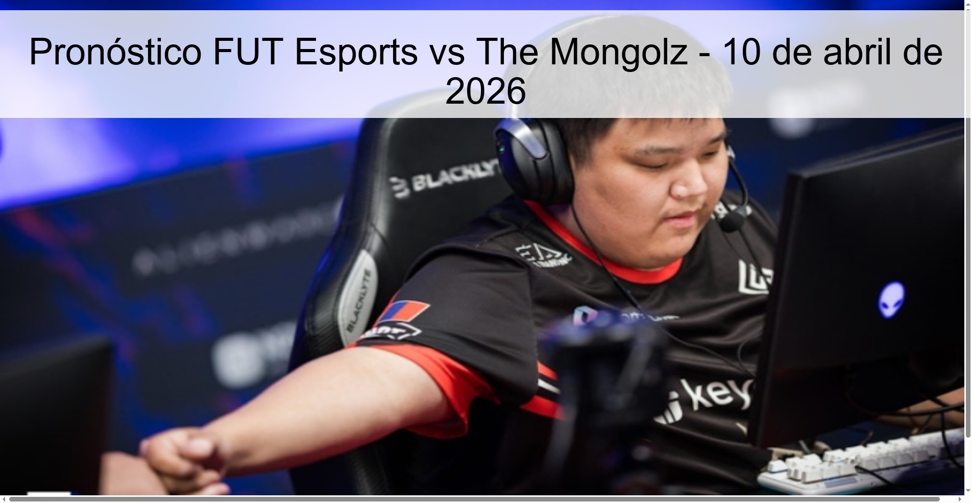 FUT Esports vs The Mongolz Prediction – April 10, 2026