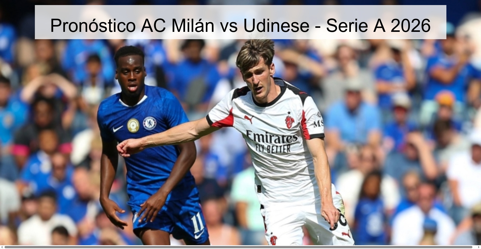 AC Milan vs Udinese Prediction - Serie A 2026