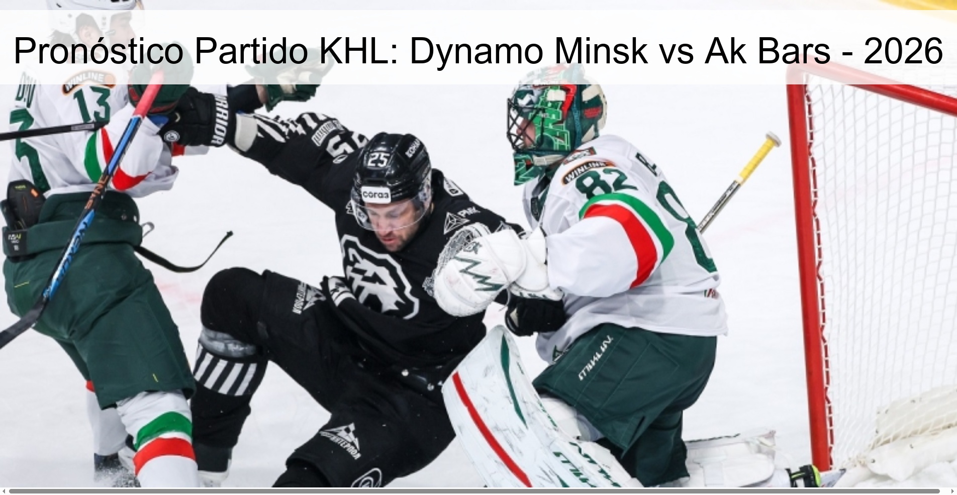 KHL Match Prediction: Dynamo Minsk vs Ak Bars - 2026