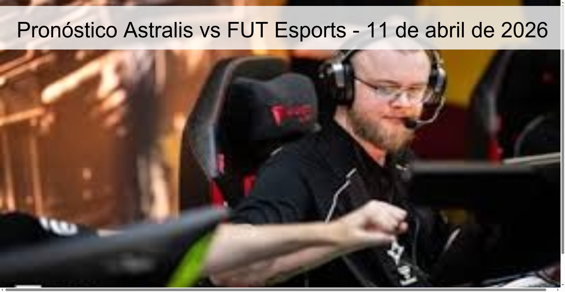 Astralis vs FUT Esports Prediction – April 11, 2026