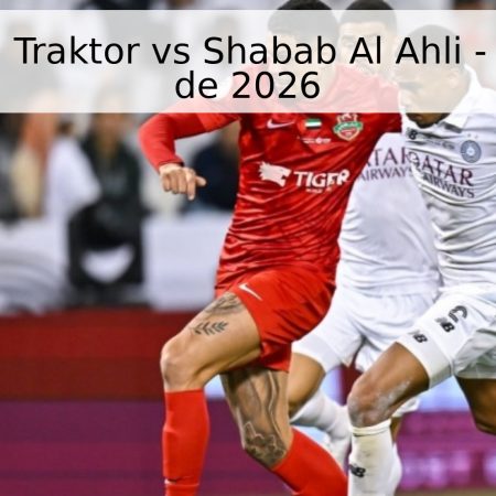 Pronóstico: Traktor vs Shabab Al Ahli – 14 de abril de 2026
