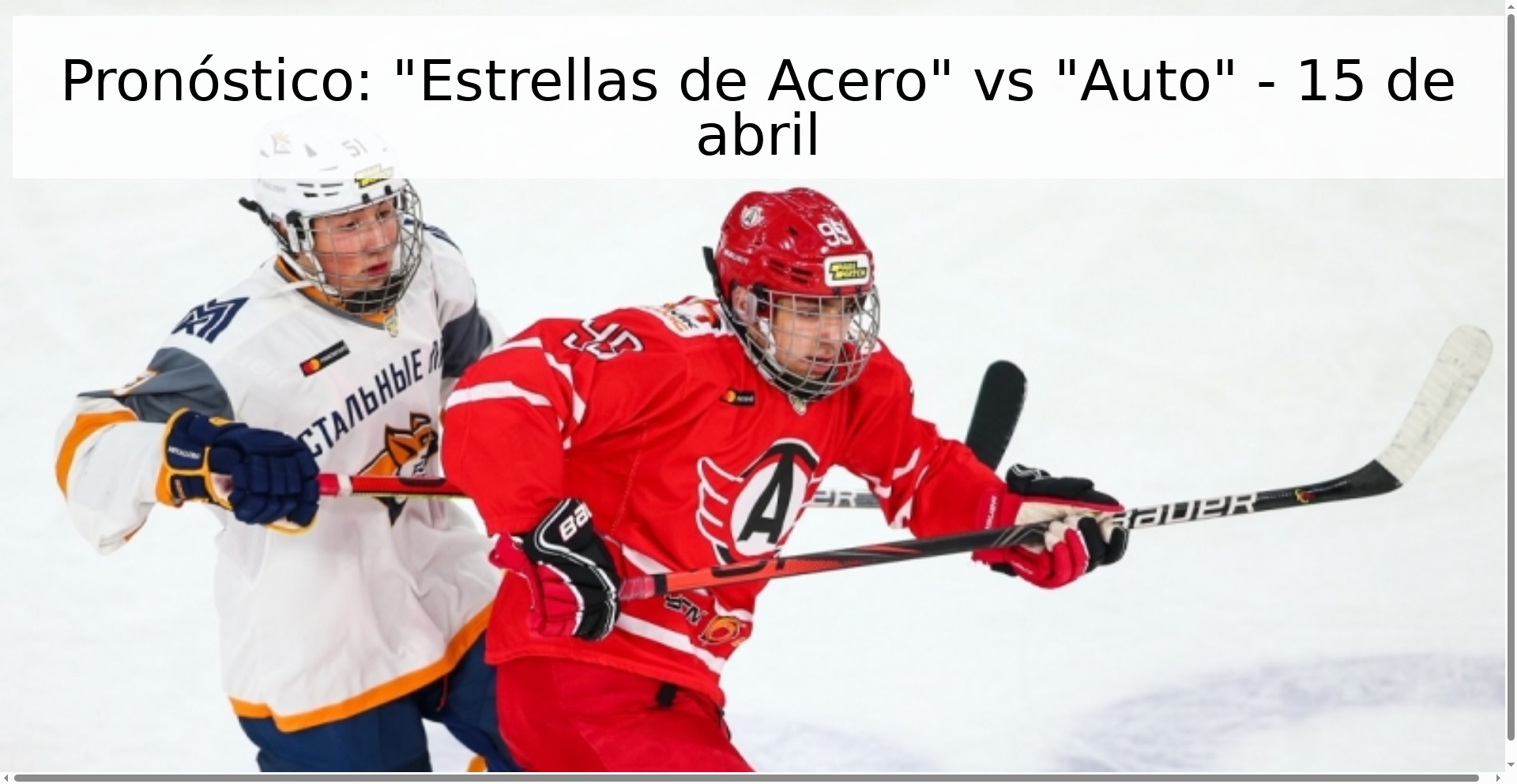 Pronóstico: 