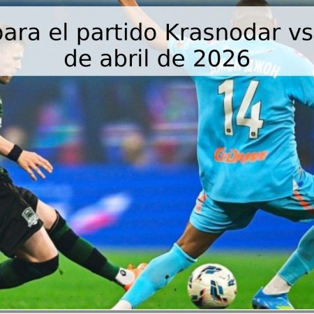 Pronóstico para el partido Krasnodar vs Baltika – 25 de abril de 2026