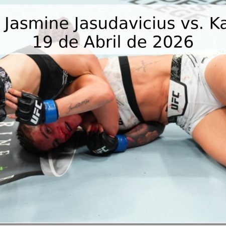 Pronóstico: Jasmine Jasudavicius vs. Karine Silva – 19 de Abril de 2026