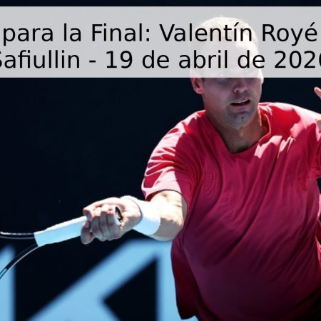 Pronóstico para la Final: Valentín Royé vs. Román Safiullin – 19 de abril de 2026