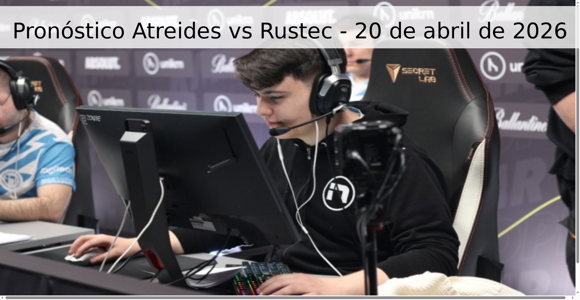 Pronóstico Atreides vs Rustec - 20 de abril de 2026