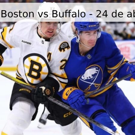 Pronóstico: Boston vs Buffalo – 24 de abril de 2026