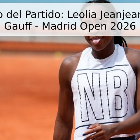 Pronóstico del Partido: Leolia Jeanjean vs. Coco Gauff – Madrid Open 2026