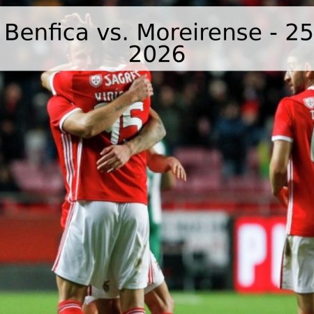 Pronóstico: Benfica vs. Moreirense – 25 de abril de 2026