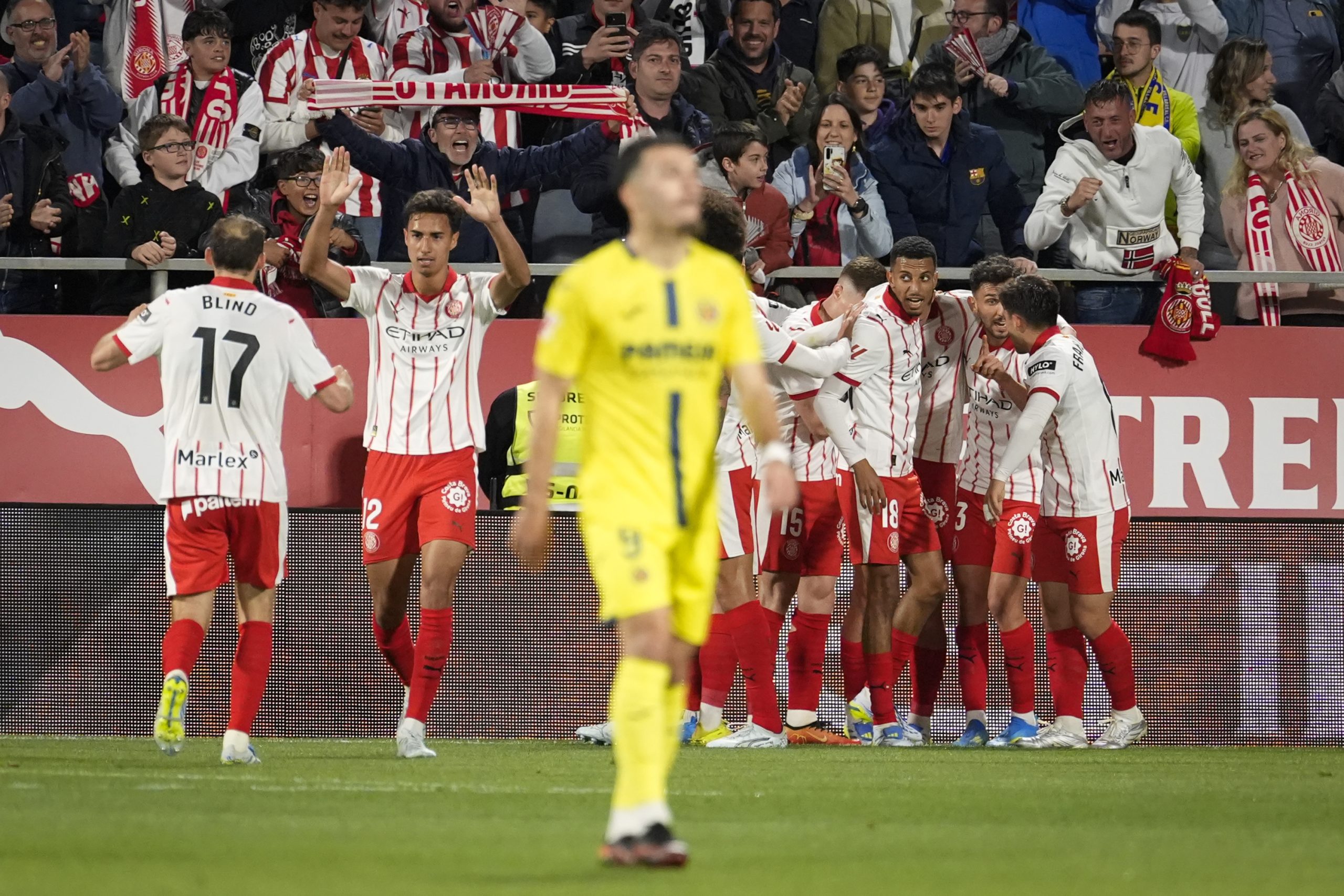 A Golden Goal: Girona Almost Ensures Retention with its Victory Against Villarreal