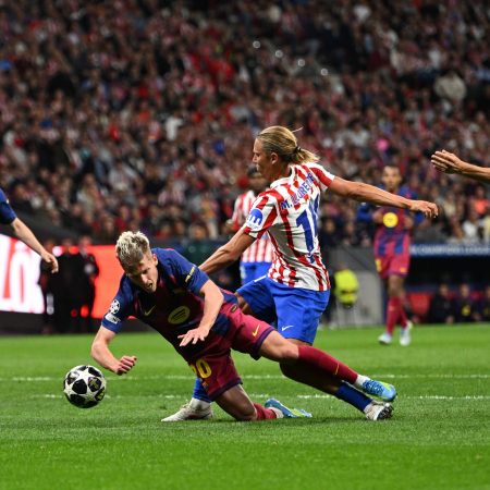 Polémica en el Metropolitano: el Barça queda fuera de la Champions tras decisiones arbitrales cruciales