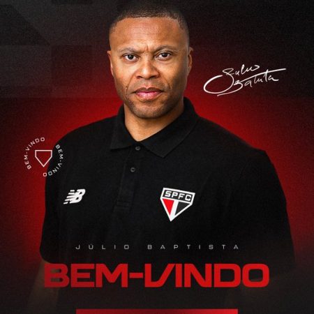 Júlio Baptista regresa a casa: nuevo director técnico del São Paulo sub-20