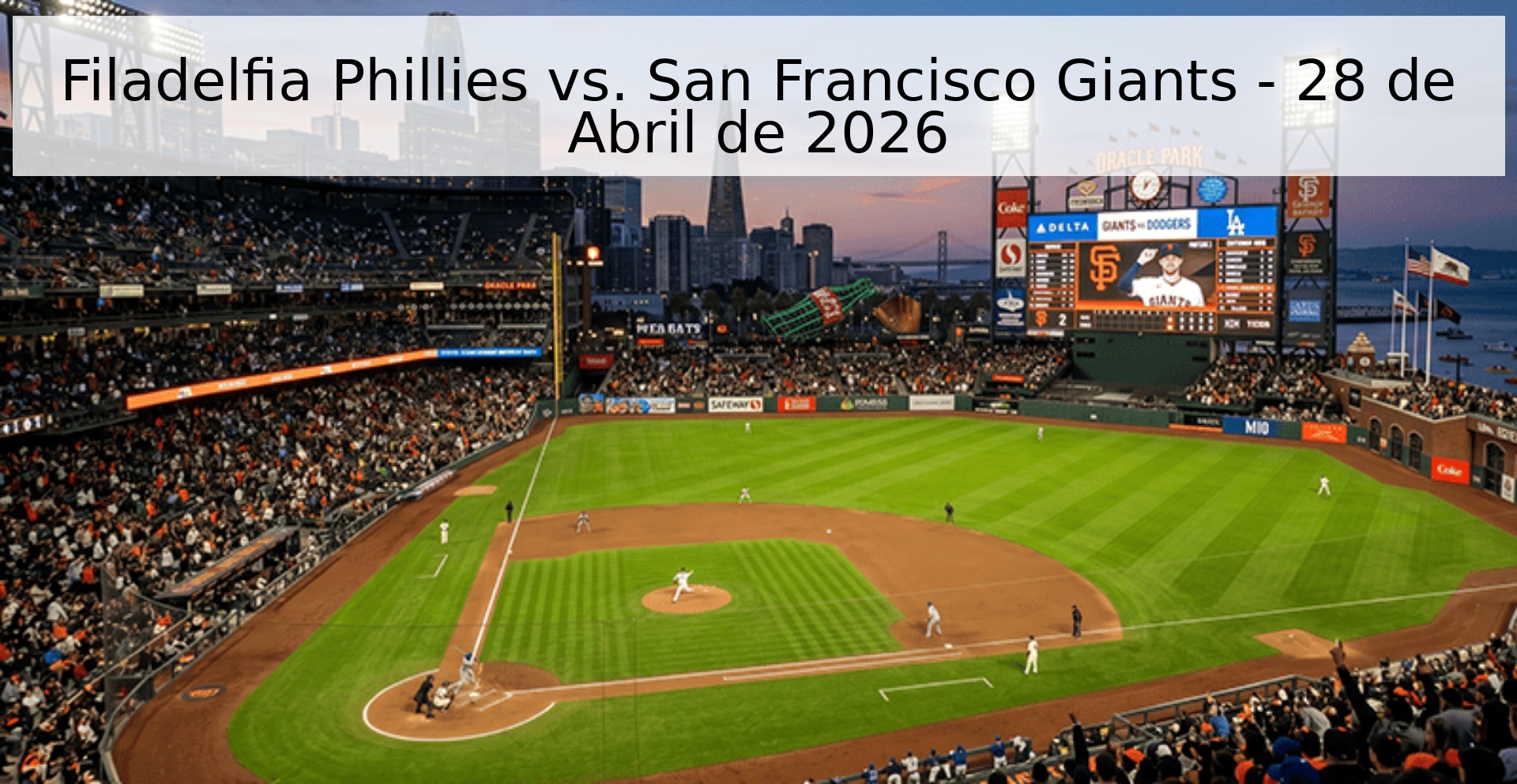 Filadelfia Phillies vs. San Francisco Giants - 28 de Abril de 2026 Filadelfia Phillies vs. San Francisco Giants - 28 de Abril de 2026