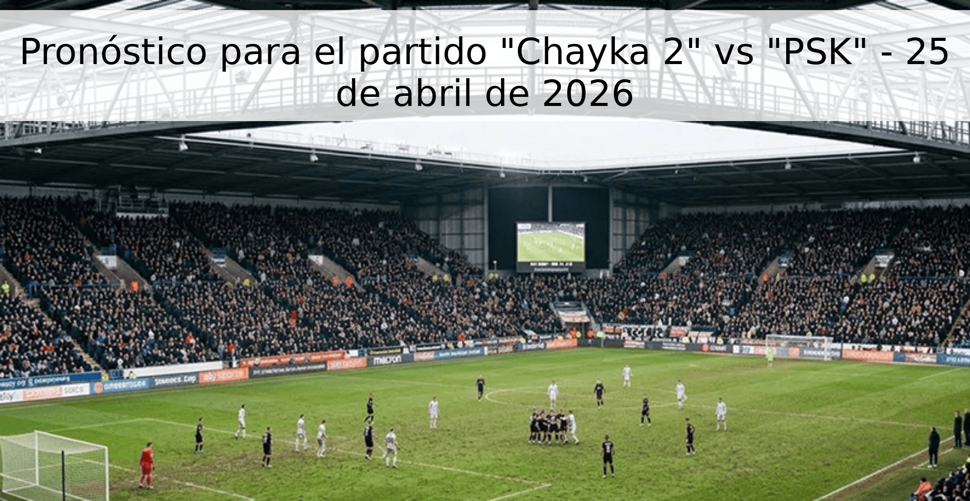 Pronóstico para el partido 