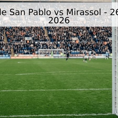 Pronóstico de San Pablo vs Mirassol – 26 de abril de 2026