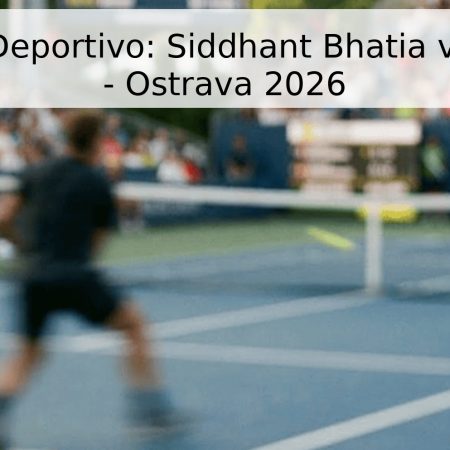 Pronóstico Deportivo: Siddhant Bhatia vs Jarno Jans – Ostrava 2026
