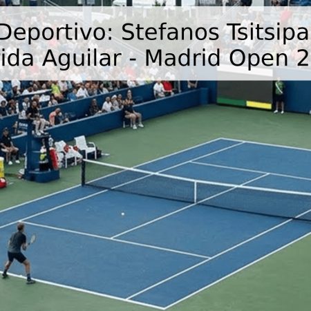 Pronóstico Deportivo: Stefanos Tsitsipas vs. Daniel Mérida Aguilar – Madrid Open 2026