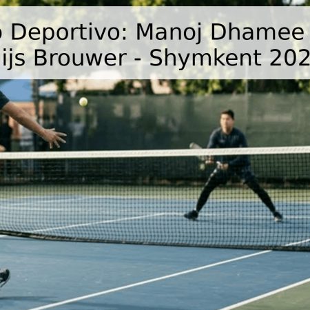 Pronóstico Deportivo: Manoj Dhamee Manas vs. Gijs Brouwer – Shymkent 2026