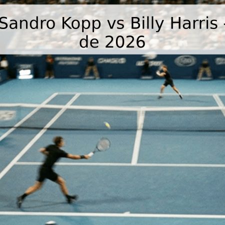 Pronóstico: Sandro Kopp vs Billy Harris – 28 de abril de 2026
