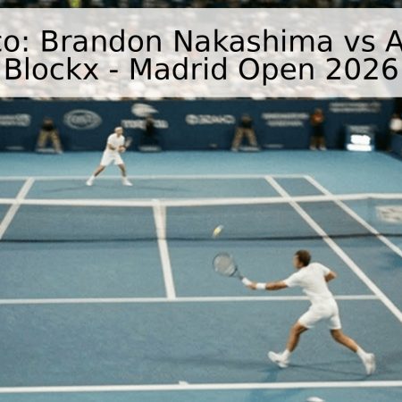 Pronóstico: Brandon Nakashima vs Alexander Blockx – Madrid Open 2026