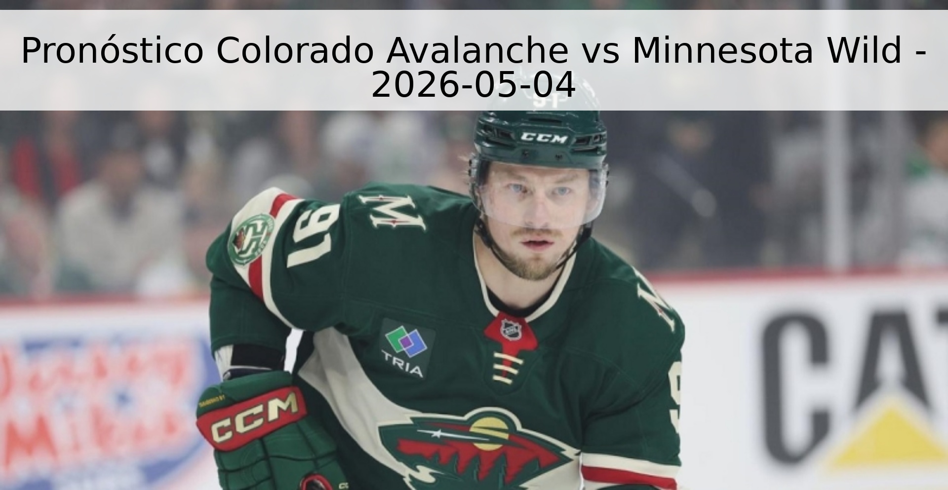 Pronóstico Colorado Avalanche vs Minnesota Wild - 2026-05-04
