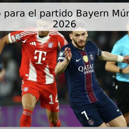 Pronóstico para el partido Bayern Múnich – PSG, 2026