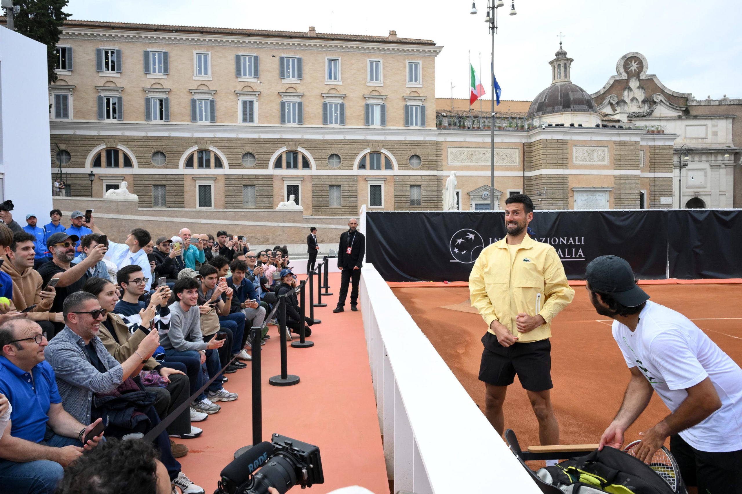Djokovic y Tsitsipas encienden Roma: Un duelo de titanes en la Piazza del Popolo Djokovic y Tsitsipas encienden Roma: Un duelo de titanes en la Piazza del Popolo