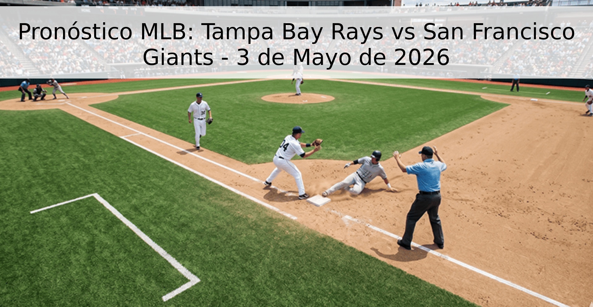 Pronóstico MLB: Tampa Bay Rays vs San Francisco Giants - 3 de Mayo de 2026 Pronóstico MLB: Tampa Bay Rays vs San Francisco Giants - 3 de Mayo de 2026