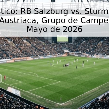 Pronóstico: RB Salzburg vs. Sturm Graz – Bundesliga Austriaca, Grupo de Campeonato – 3 de Mayo de 2026