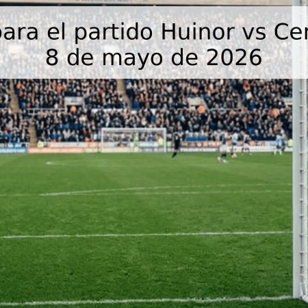 Pronóstico para el partido Huinor vs Cerro Porteño – 8 de mayo de 2026