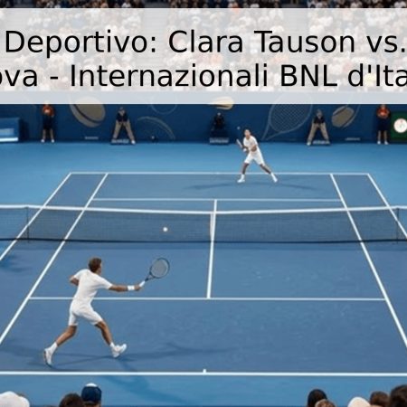Pronóstico Deportivo: Clara Tauson vs. Alexandra Oleynikova – Internazionali BNL d’Italia 2026