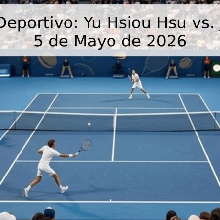 Pronóstico Deportivo: Yu Hsiou Hsu vs. Jason Jung – 5 de Mayo de 2026