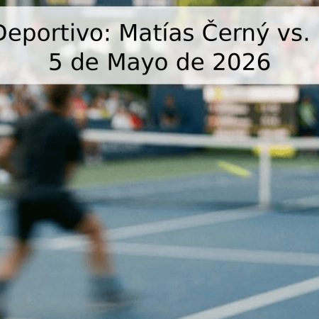 Pronóstico Deportivo: Matías Černý vs. Bor Artnak – 5 de Mayo de 2026